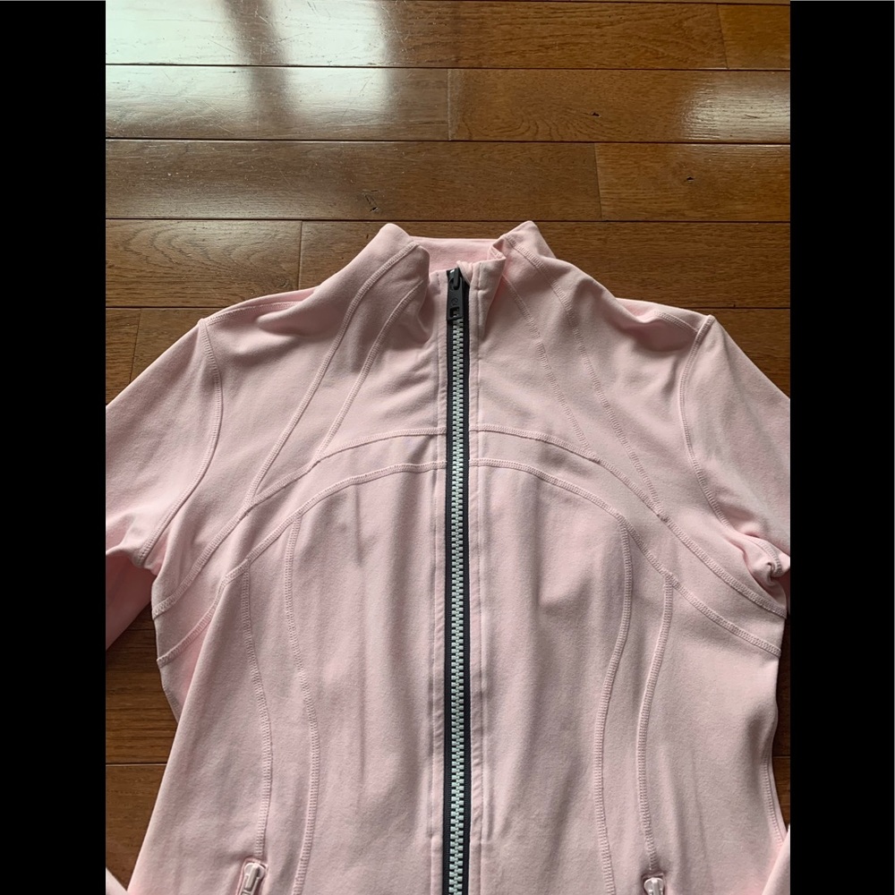 💕LULULEMON DEFINE JACKET-BUBBLEGUM PINK/BLACK ZIPPER-10💕 - Picture 3 of 8